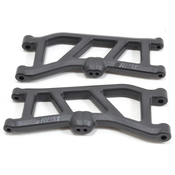 Rpm Rc Products Front A-Arms for the Arrma Kraton & Outcast 4s, Black RP298494 - main